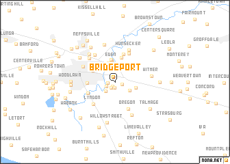 map of Bridgeport