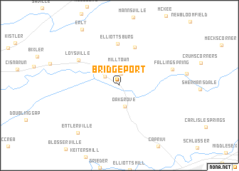 map of Bridgeport