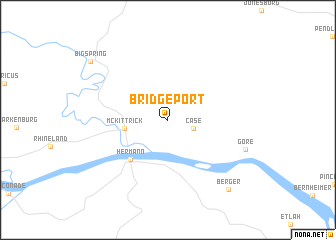 map of Bridgeport