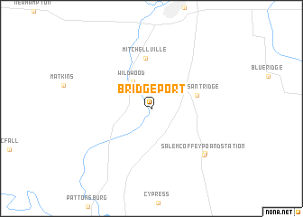 map of Bridgeport