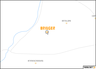 map of Bridger