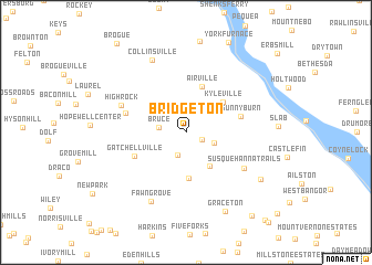 map of Bridgeton