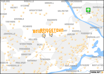 map of Bridgetown