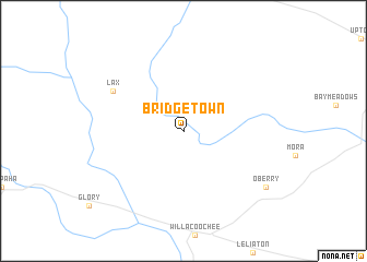 map of Bridgetown