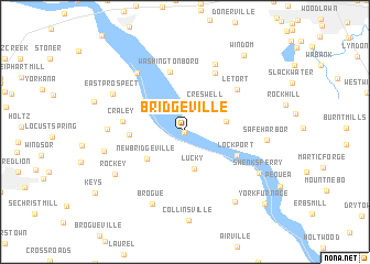 map of Bridgeville