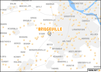 map of Bridgeville