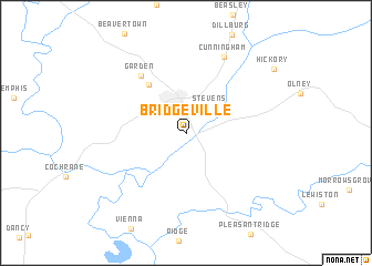 map of Bridgeville