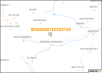 map of Bridgewater Center