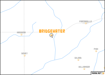 map of Bridgewater