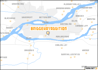 map of Bridgeway Addition