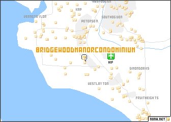 map of Bridgewood Manor Condominium