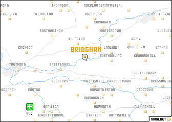 map of Bridgham