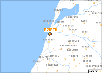 map of Briech