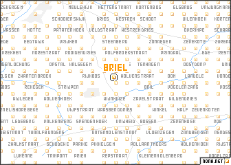 map of Briel