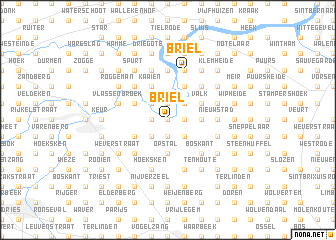 map of Briel