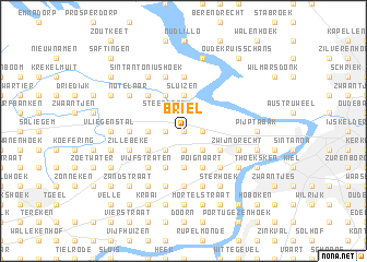 map of Briel