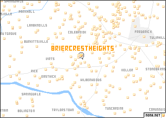 map of Briercrest Heights