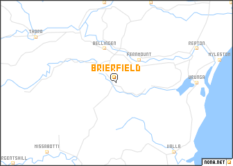 map of Brierfield