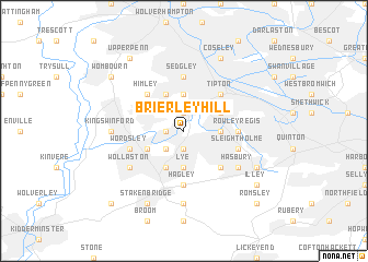 map of Brierley Hill