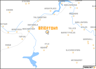 map of Briertown