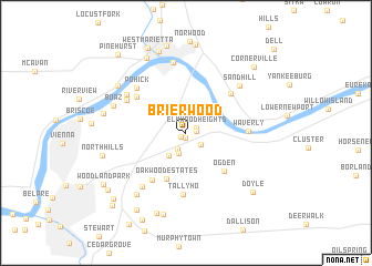 map of Brierwood