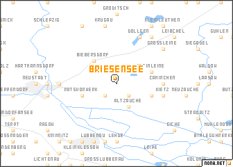 map of Briesensee