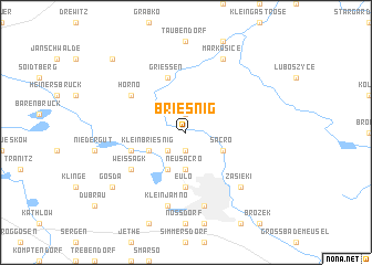 map of Briesnig
