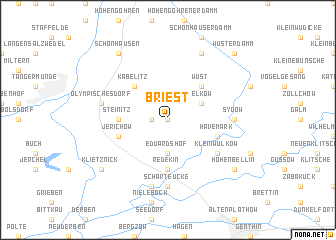 map of Briest