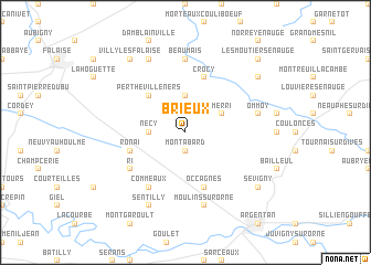 map of Brieux