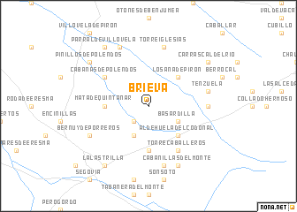 map of Brieva