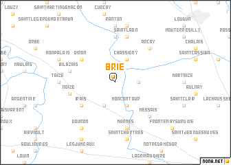 map of Brie