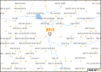 map of Brie