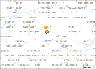 map of Brie