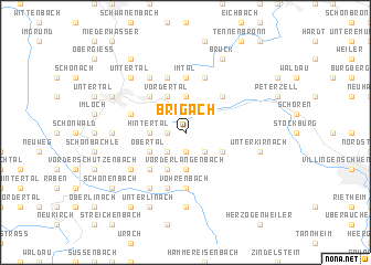 map of Brigach