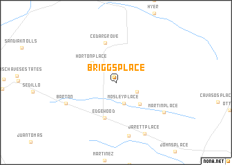 map of Briggs Place