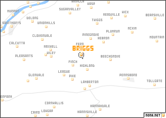 map of Briggs