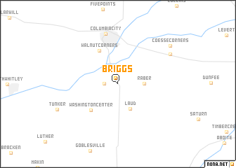 map of Briggs