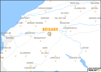 map of Brigham