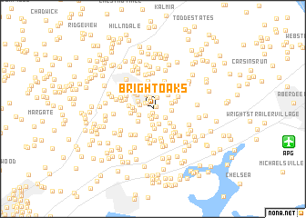 map of Bright Oaks