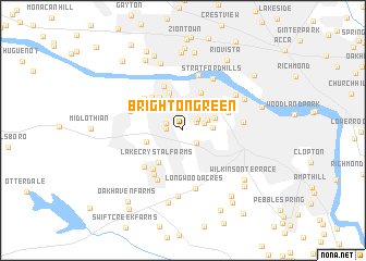 map of Brighton Green