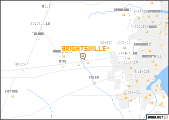 map of Brightsville