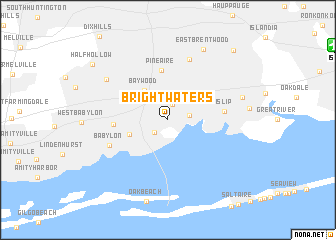 map of Brightwaters