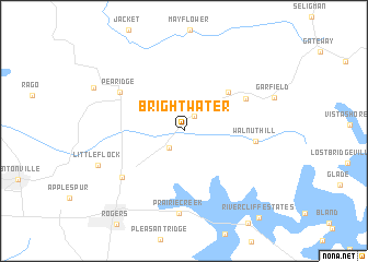 map of Brightwater