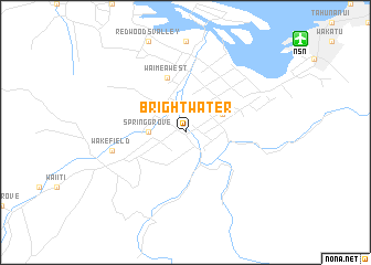 map of Brightwater