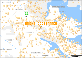 map of Brightwood Terrace