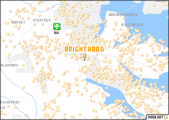 map of Brightwood