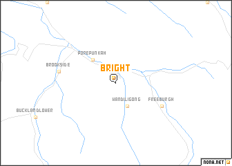 map of Bright