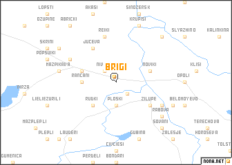 map of Briģi
