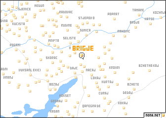 map of Brigjë