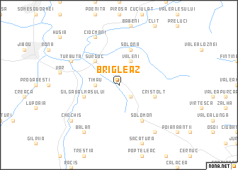 map of Brîgleaz